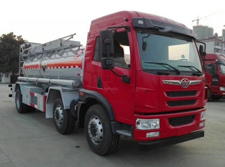 解放龍V小三軸前四后四SLS5253GFWC5V型腐蝕性物品罐式運輸車 解放龍V小三軸前四后四SLS5253GFWC5V型腐蝕性物品罐式運輸車