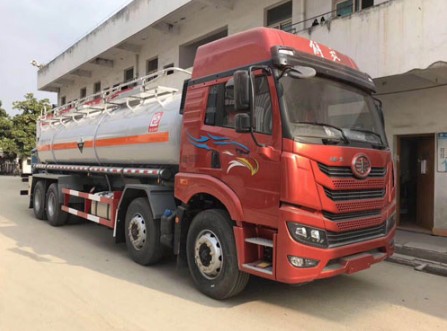 SLS5320GFWC5Q型解放前四后八腐蝕性物品罐式運輸車 SLS5320GFWC5Q型解放前四后八腐蝕性物品罐式運輸車